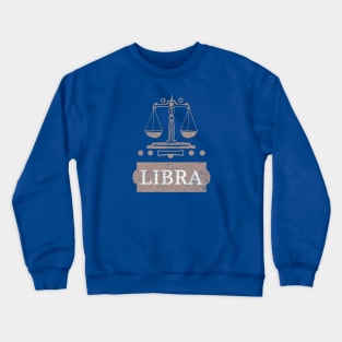 Libra - Zodiac Sign Crewneck Sweatshirt